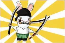 Super ! Les Lapins Crétins imitent One Piece ! Mais quel personnage ?