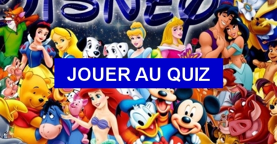 Quizz Personnages Disney - Quiz Disney