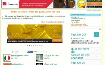 Quiz Site internet