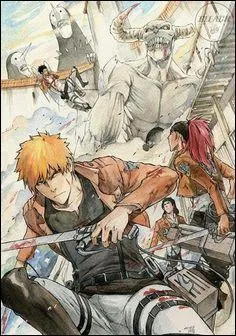 Je crois bien que les personnages de "Bleach" se sont perdus. Dans quel manga ont-ils atterri ?