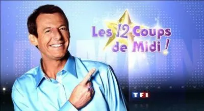 Sur quelle chaîne est diffusée l'émission "Les 12 coups de midi" ? (petite aide en bas à droite de la photo)