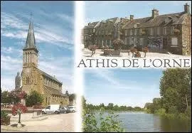 Vous allez recevoir une carte de la commune bas-normande d'Athis-de-l'Orne. Elle se situe dans le département ...