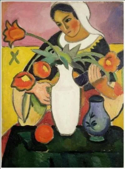 "La joueuse de Luth" est-elle une toile d'August Macke ?