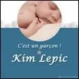 Qui sont les parents de Kim Lepic ?