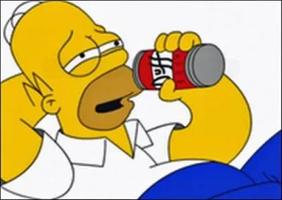 Lequel de ces hommes adore la bière Duff ?