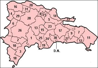 Quel est le nom de la province n° 17 ?