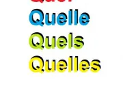 Quiz Quel, quelle, quels ou quelles