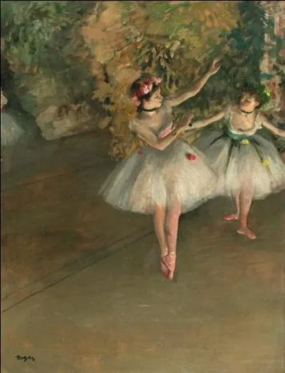 Qui a peint "Deux danseuses" ?