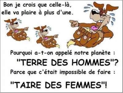 Trouvez l'horrible macho, auteur de cette citation : Il n'y a pas d'homme impuissant, il n'y a que des femmes feignantes !