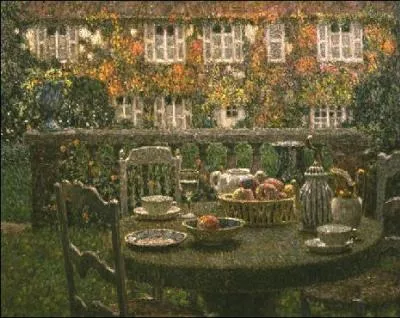 Qui a peint "La Table d'automne, Gerberoy" ?