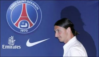 En quelle année est arrivé Zlatan Ibrahimovic au PSG ?