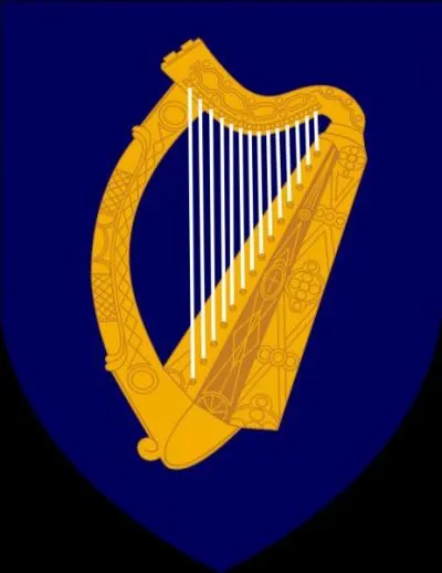 Quel pays a pour blason la harpe de Brian Boru ?