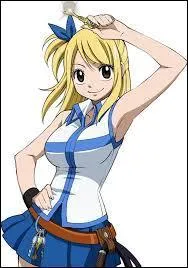 Comment s'appelle la jeune fille qui veut rejoindre la guilde de "Fairy Tail" ?