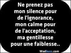 Si je suis aimable, complaisant, plein de bons sentiments à l'égard d'autrui, je suis...