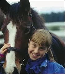 Comment s'appelait le premier cheval de 
Stéphanie ?