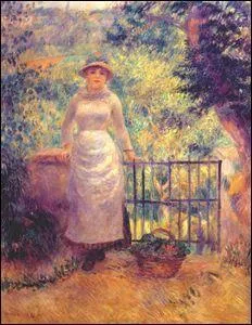 Qui a peint "Fille dans le jardin" ?