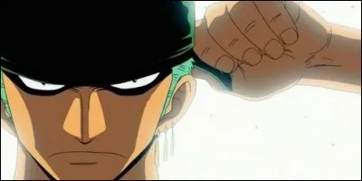 Dans "One Piece", pour quelle raison Zoro met-il son bandana sur sa tête ?