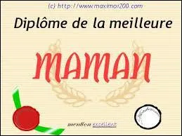 Qui a chanté "Maman" ?