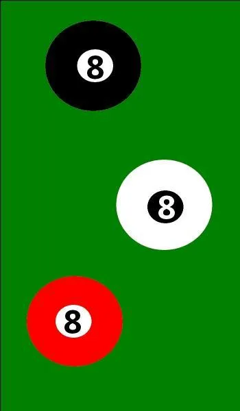 Au billard américain, de quelle couleur est la boule numéro 8 ?