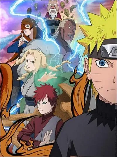 Sur cette image tirée de "Naruto Shippûden", qui est le kage qui se trouve tout au fond ?