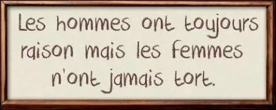 Sauf erreur de ma part... ' (Il n'est pas trop tard pour (re) lire les consignes ! )