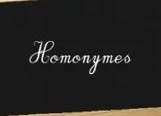 Quiz Simples Homonymes -1-