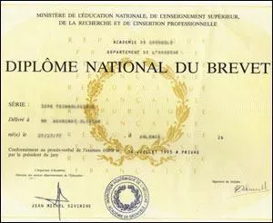 Comment s'appelle le diplôme que passent les collégiens en fin de troisième ?