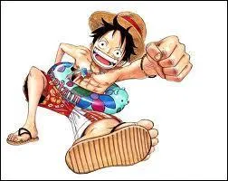 Notre ami Luffy a pris une bouée pour aller à la plage. Dans quel manga pouvez-vous voir ce personne ?