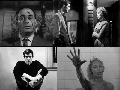 C'est un thriller américain de 1960, il a été réalisé par Alfred Hitchcock.
Anthony Perkins, Janet Leigh, John Gavin font partie de la distribution. 
Marion commet un vol contre son patron, elle fuit. Pour elle, c'est le début de la fin.
Quel est ce film ?