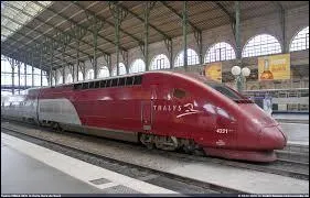 Qu'y a-t-il eu dans ce train de marque Thalys ?