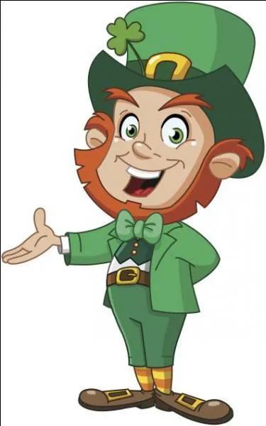 Le leprechaun est souvent représenté avec...