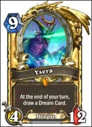 Combien de cartes  Rve  diffrentes Ysera peut-elle invoquer dans votre main ?