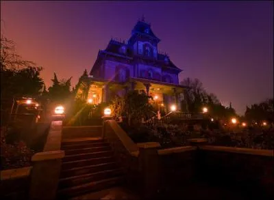 Sur la tombe sans nom à côté du Phantom manor, en se rapprochant et en faisant très attention, on peut ...