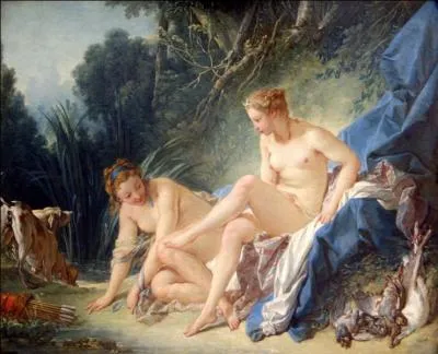 L'uvre de Boucher intitulée "Diane sortant du bain" est-elle bien représentée ?