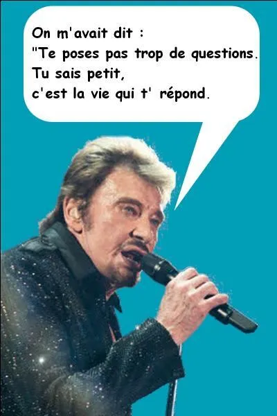 Cette chanson est de Johnny Hallyday.