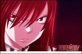 Quand Erza arrive dans la guilde, Lucy la voit pour la première fois. Que porte-t-elle sur ses épaules ?