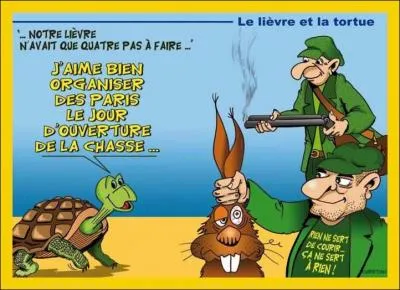 Terminez le proverbe : Rien ne sert de courir ...