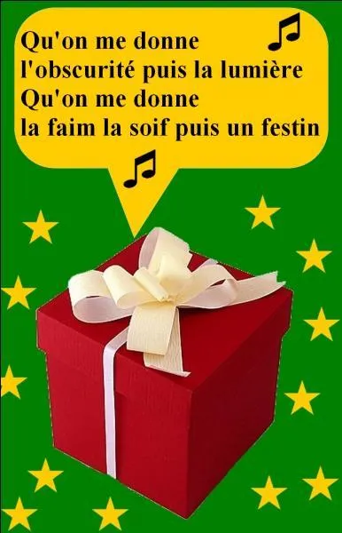 Qui est dans ce cadeau ?