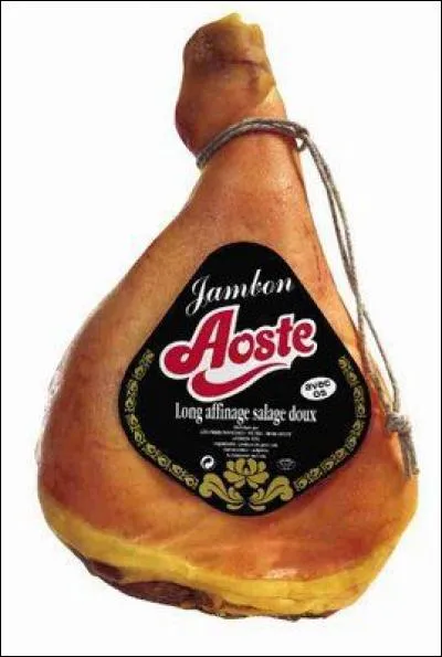 Les pays de montagnes sont propices au séchage de toutes sortes de jambons. D'où nous vient le fameux "jambon Aoste" ?