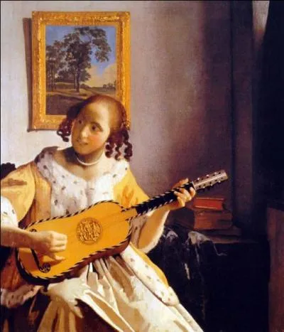 Qui a peint "La joueuse de guitare" ?