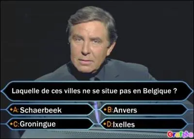 Pour la plus part des questions de ce quiz, il vous faudra agrandir l'image, pour cocher la bonne lettre convenant à la bonne réponse. Qu'allez-vous me répondre pour celle-là ?