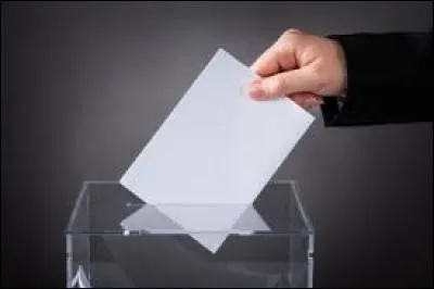 Lors d'une élection, le vote blanc signifie...