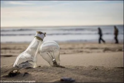 En France, la pollution des plages est signalée par un drapeau noir.