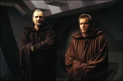 Que font Qui-Gon et Obi-Wan dans ce vaisseau de la fédération du commerce ?