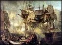 Ce tableau s'intitule  La bataille de Trafalgar .