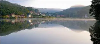 Dans la réserve naturelle des rochers et tourbières du Pays de Bitche, le Grand Etang de Baerenthal se trouve dans la vallée de la Zinzel. Où est situé cet étang de 18 ha, qui alimentait autrefois les forges du village ?