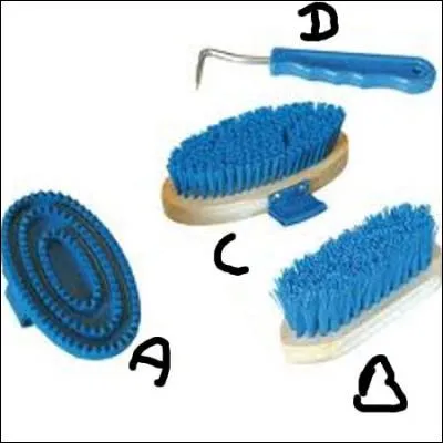 Comment appelle-t-on les brosses dans l'ordre de A à D ?