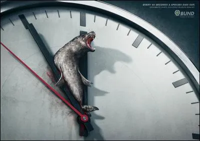 Quelle est l'accroche de cette campagne pour la sauvegarde des animaux ?