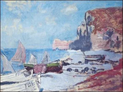 Qui a peint"Bateaux de pêche, Etretat" ?