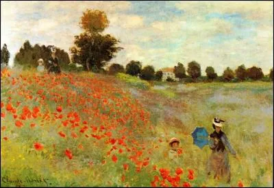 Qui a peint ce joli pré rempli de coquelicots ?